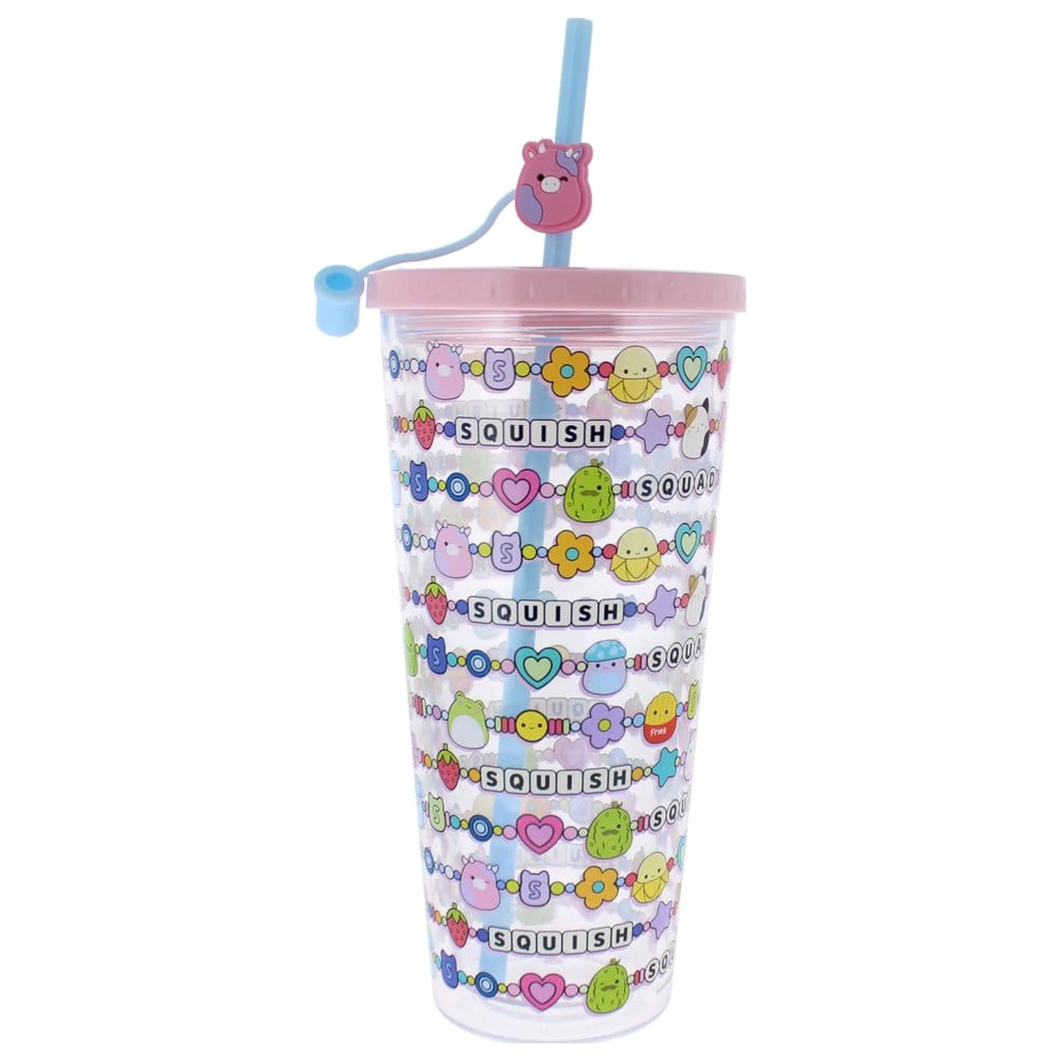 Squishmallows Kubek termiczny ze słomką Squish Squad 700 ml zdjęcie produktu
