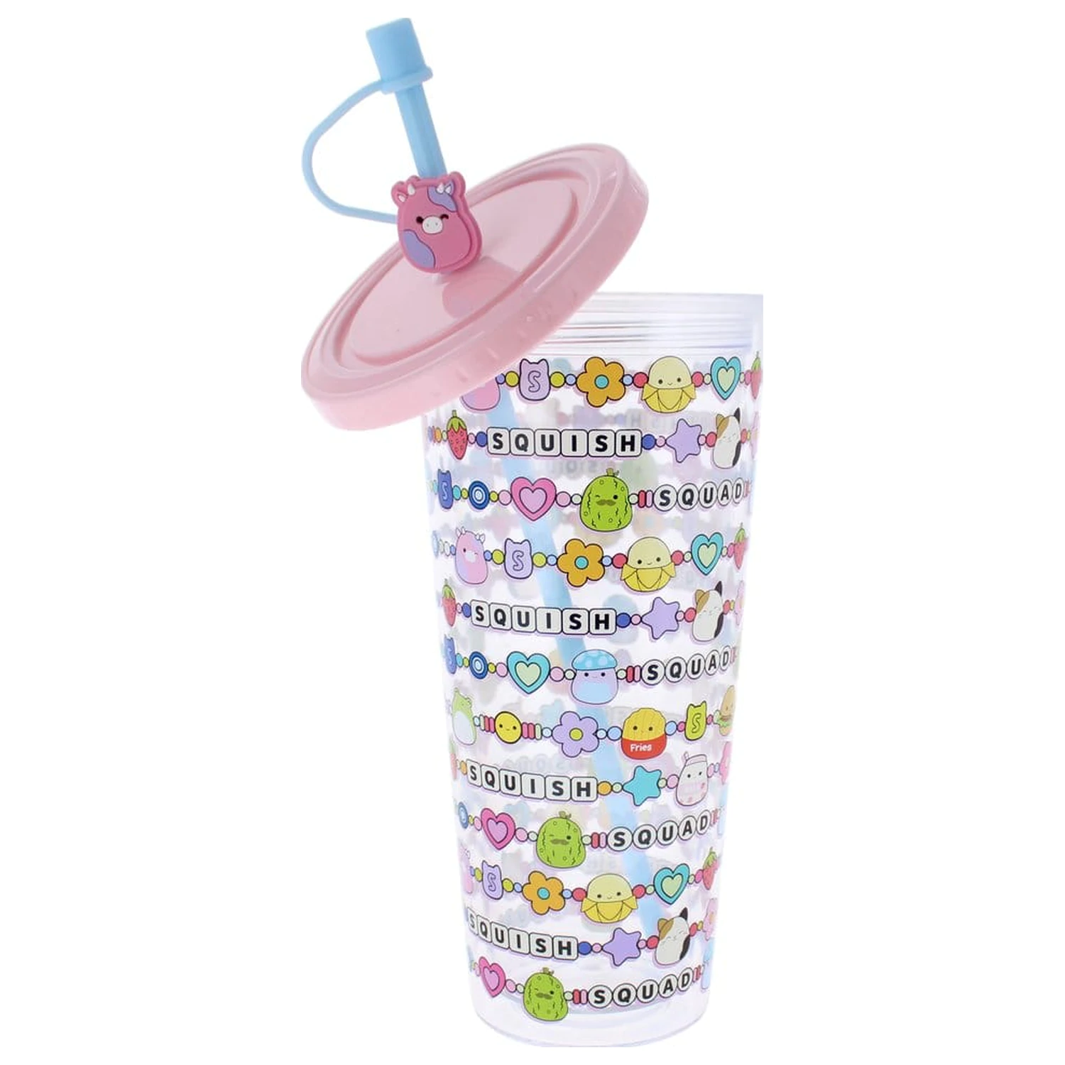 Squishmallows Kubek termiczny ze słomką Squish Squad 700 ml zdjęcie produktu