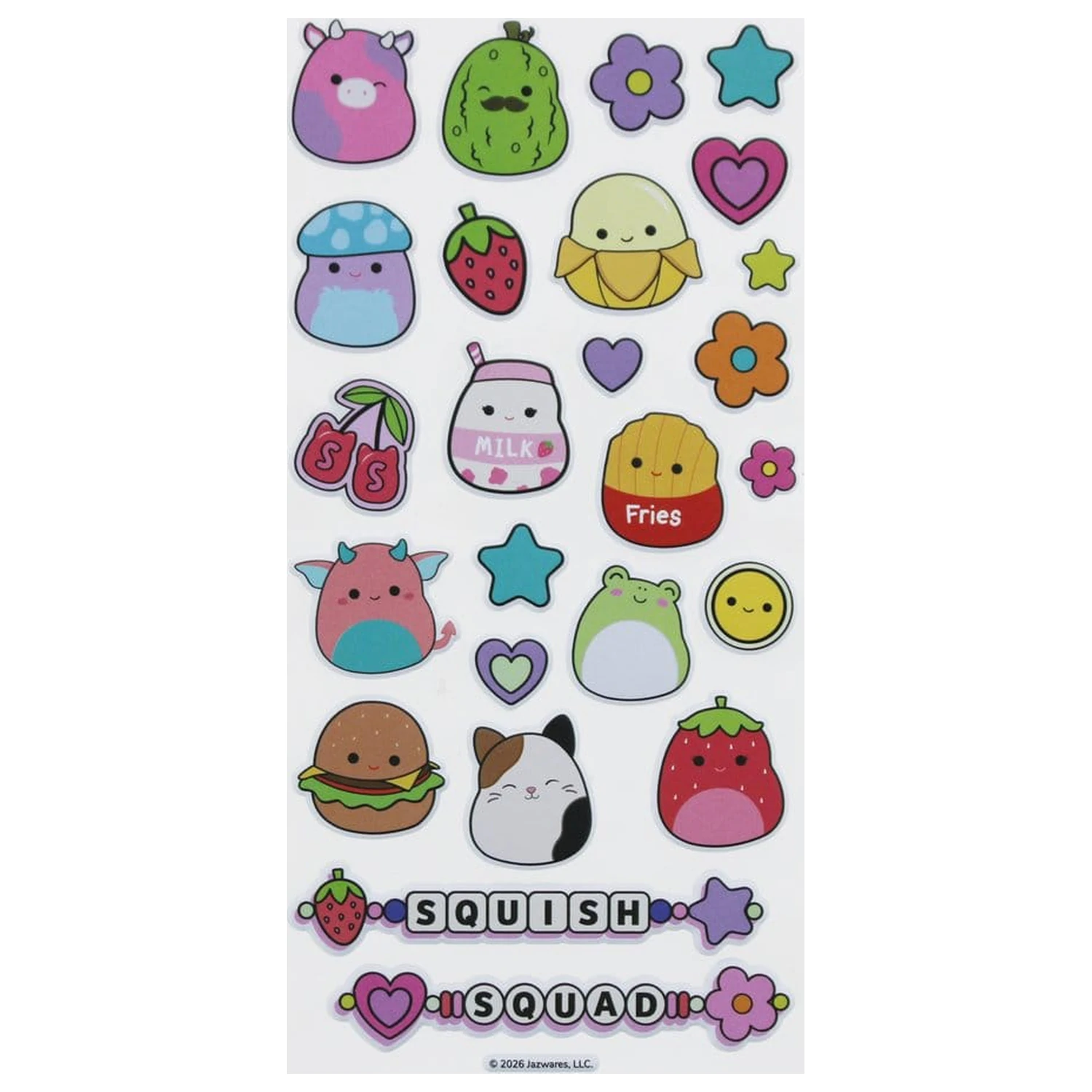 Squishmallows Zestaw naklejek Super Puffy zdjęcie produktu