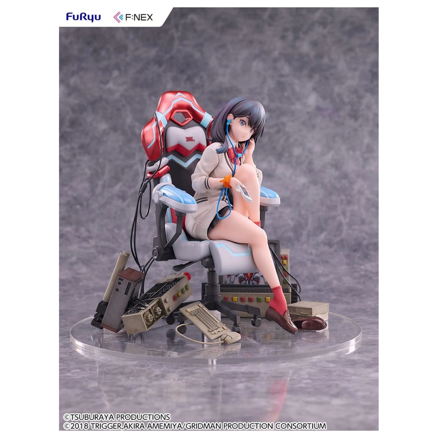 SSSS. Gridman Universe F:NEX PVC Statuetka Rikka Takarada Gaming Chair Ver. 19 cm zdjęcie produktu