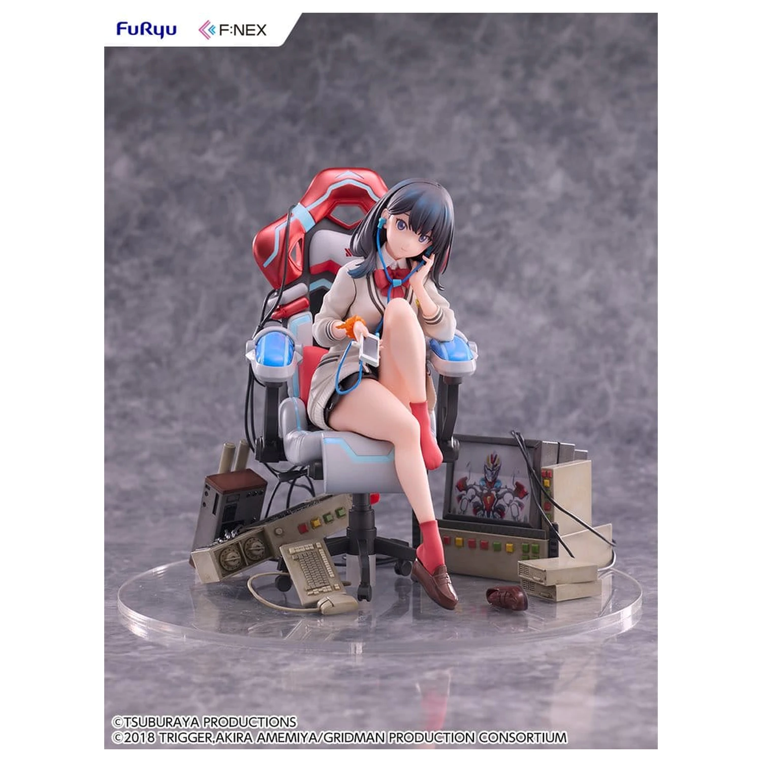 SSSS. Gridman Universe F:NEX PVC Statuetka Rikka Takarada Gaming Chair Ver. 19 cm zdjęcie produktu