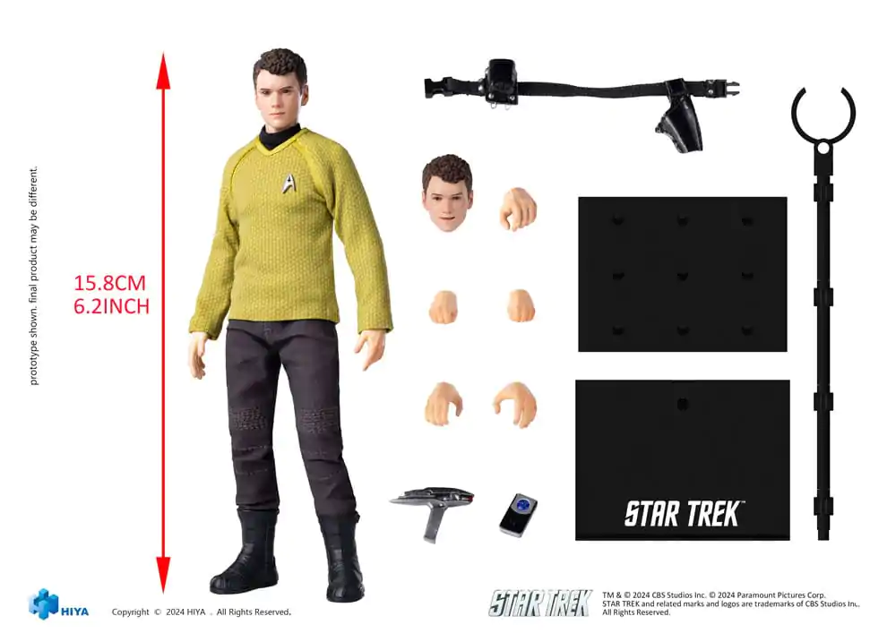 Star Trek 2009 Exquisite Super Series Figurka Akcji 1/12 Chekov 16 cm zdjęcie produktu