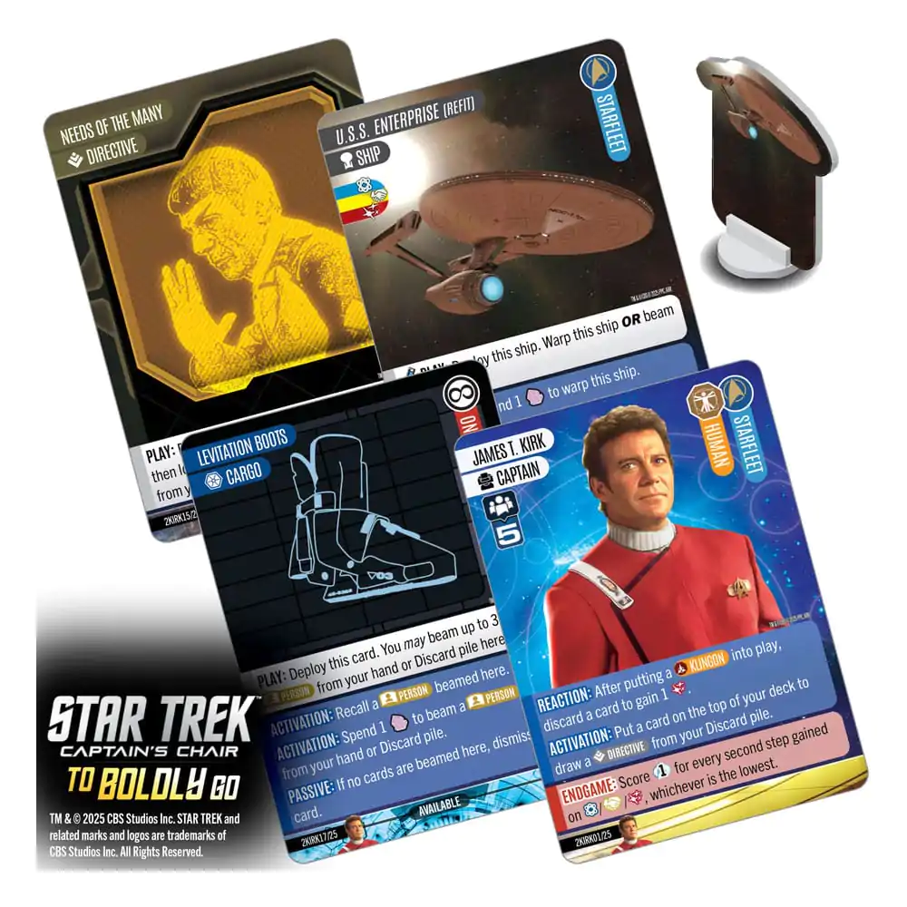 Star Trek: Captain's Chair Gra Karciana To Boldly Go *English Version* zdjęcie produktu