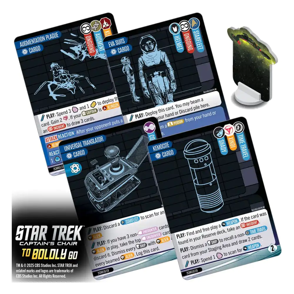 Star Trek: Captain's Chair Gra Karciana To Boldly Go *English Version* zdjęcie produktu
