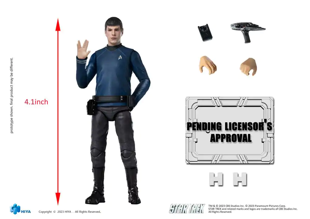 Star Trek Exquisite Mini Figurka Akcji 1/18 Star Trek 2009 Spock 10 cm zdjęcie produktu