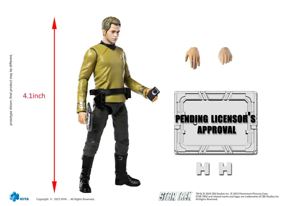 Star Trek Exquisite Mini Figurka Akcji 1/18 Star Trek 2009 Kirk 10 cm zdjęcie produktu