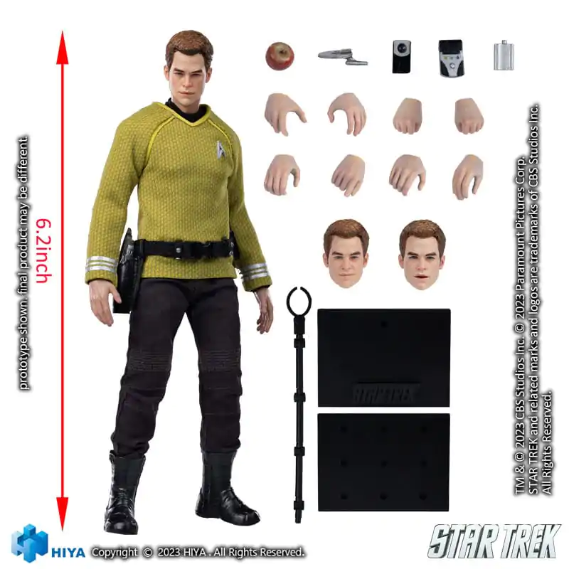 Star Trek Exquisite Super Series Figurka Akcji 1/12 Kirk 16 cm zdjęcie produktu