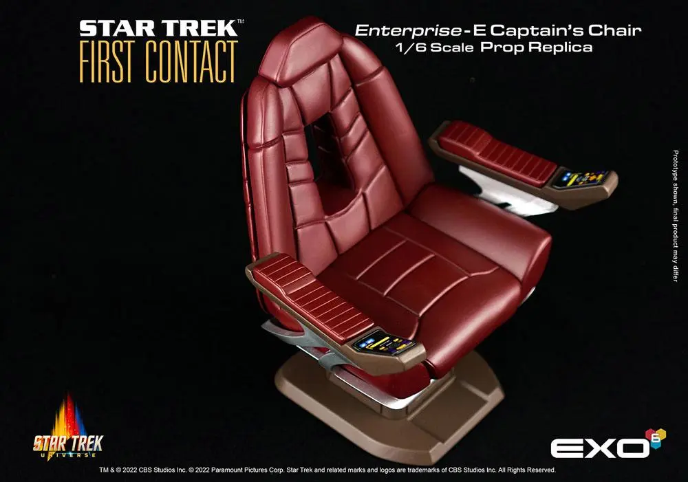 Star Trek: First Contact Replika 1/6 Fotel Kapitański Enterprise-E 15 cm zdjęcie produktu