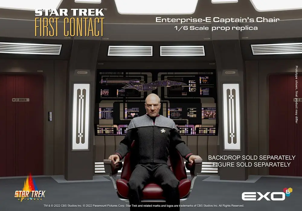 Star Trek: First Contact Replika 1/6 Fotel Kapitański Enterprise-E 15 cm zdjęcie produktu