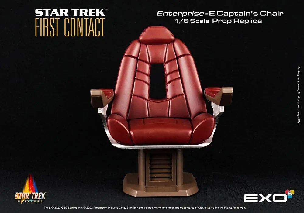 Star Trek: First Contact Replika 1/6 Fotel Kapitański Enterprise-E 15 cm zdjęcie produktu