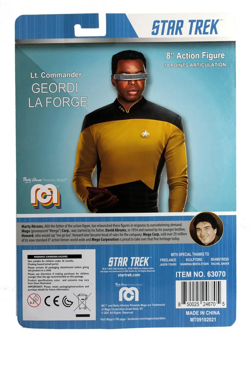 Figurka kolekcjonerska Star Trek Geordi La Forge 20 cm zdjęcie produktu