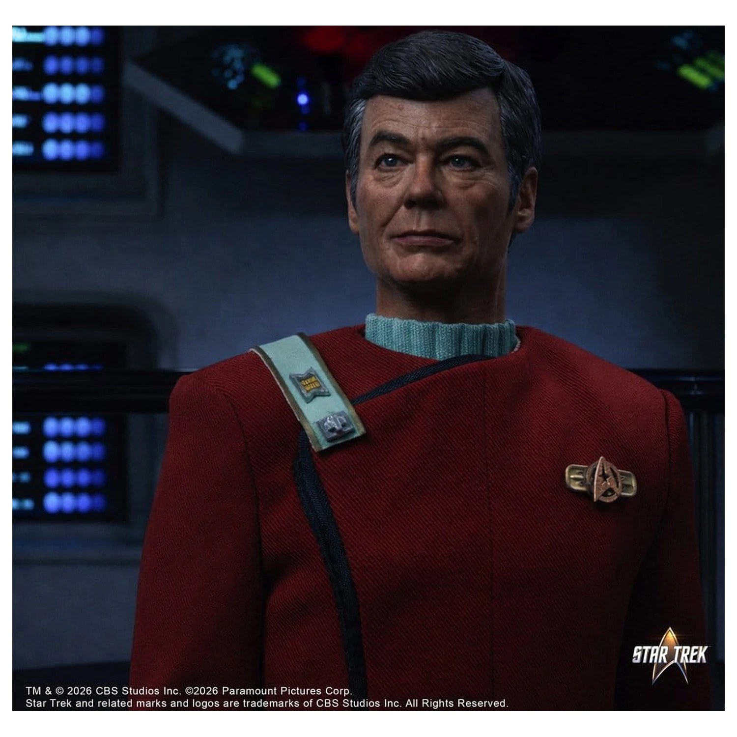 Star Trek II: The Wrath of Khan figurka Dr. Leonarda McCoya, wersja Kobayashi Maru 1/6, 30 cm zdjęcie produktu