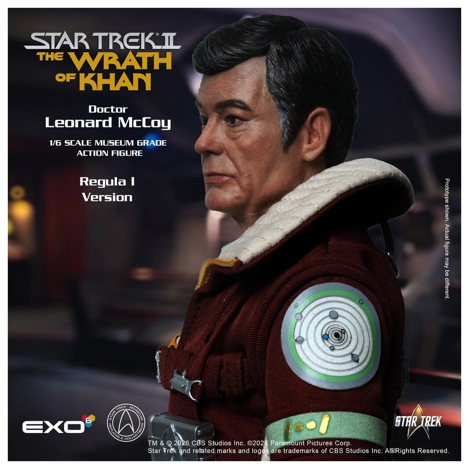 Star Trek II: The Wrath of Khan figurka akcji 1/6 Dr. Leonard McCoy Regula I Version 30 cm zdjęcie produktu