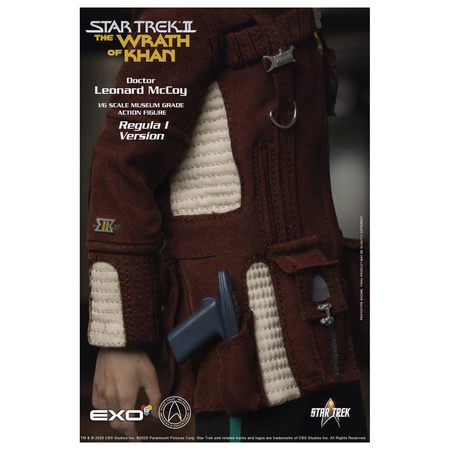 Star Trek II: The Wrath of Khan figurka akcji 1/6 Dr. Leonard McCoy Regula I Version 30 cm zdjęcie produktu
