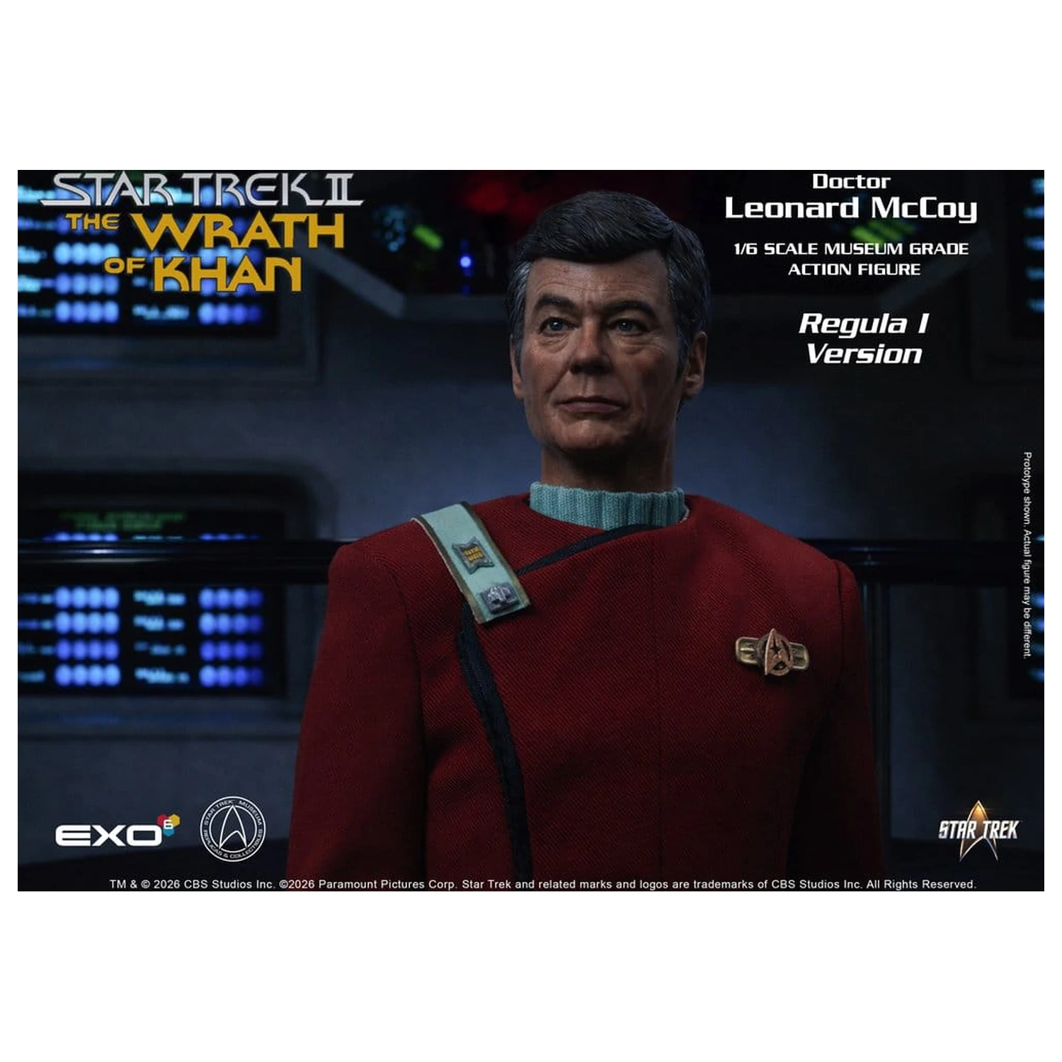 Star Trek II: The Wrath of Khan figurka akcji 1/6 Dr. Leonard McCoy Regula I Version 30 cm zdjęcie produktu