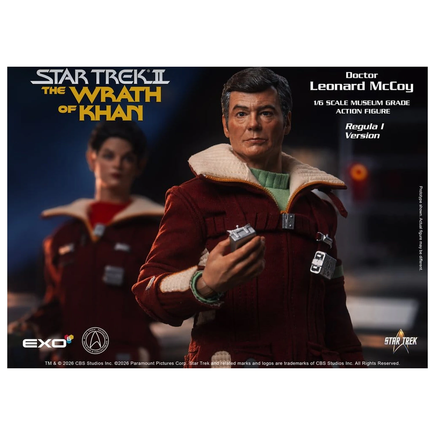 Star Trek II: The Wrath of Khan figurka akcji 1/6 Dr. Leonard McCoy Regula I Version 30 cm zdjęcie produktu