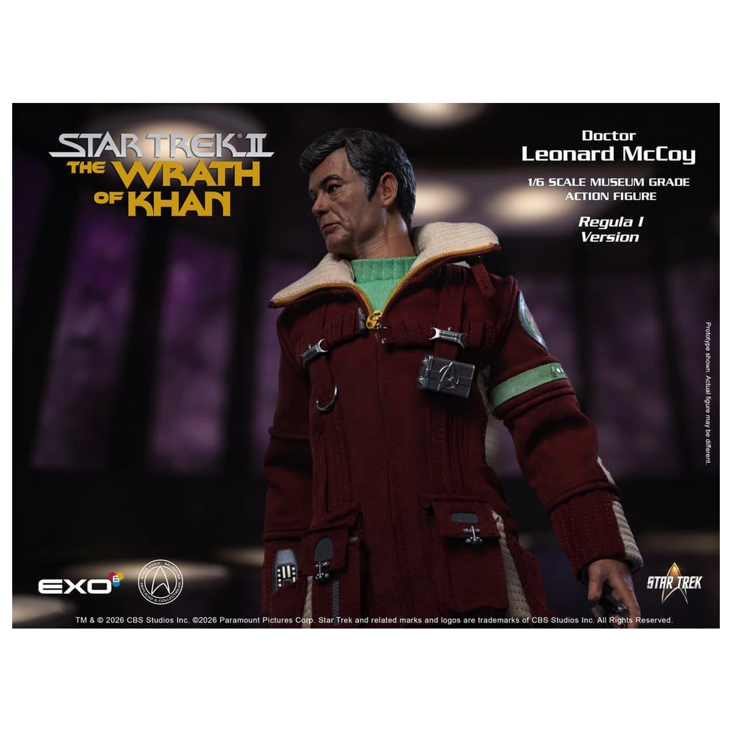 Star Trek II: The Wrath of Khan figurka akcji 1/6 Dr. Leonard McCoy Regula I Version 30 cm zdjęcie produktu