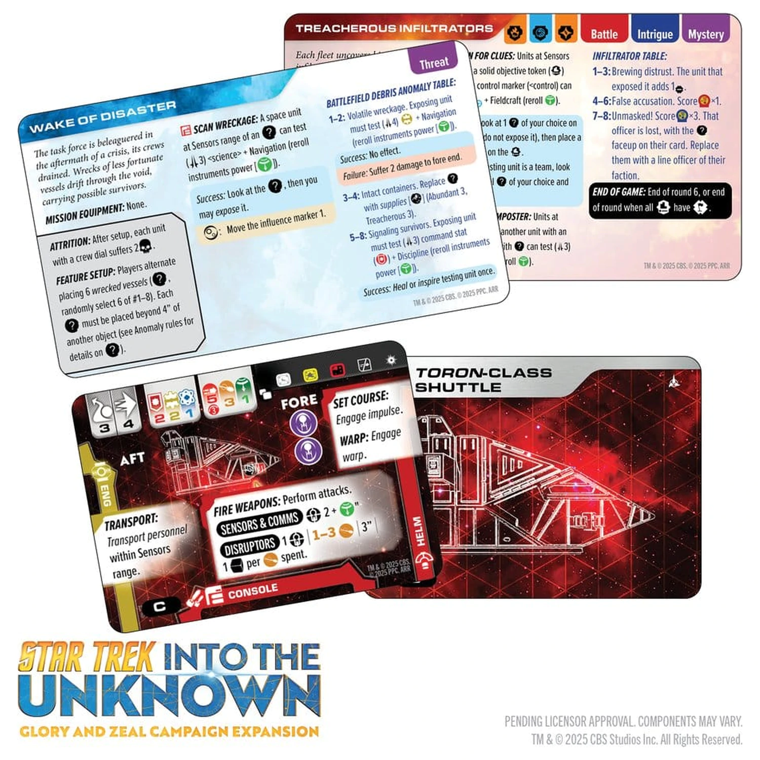 Star Trek: Into the Unknown Miniatures Game Rozszerzenie Glory and Zeal *wersja angielska* zdjęcie produktu