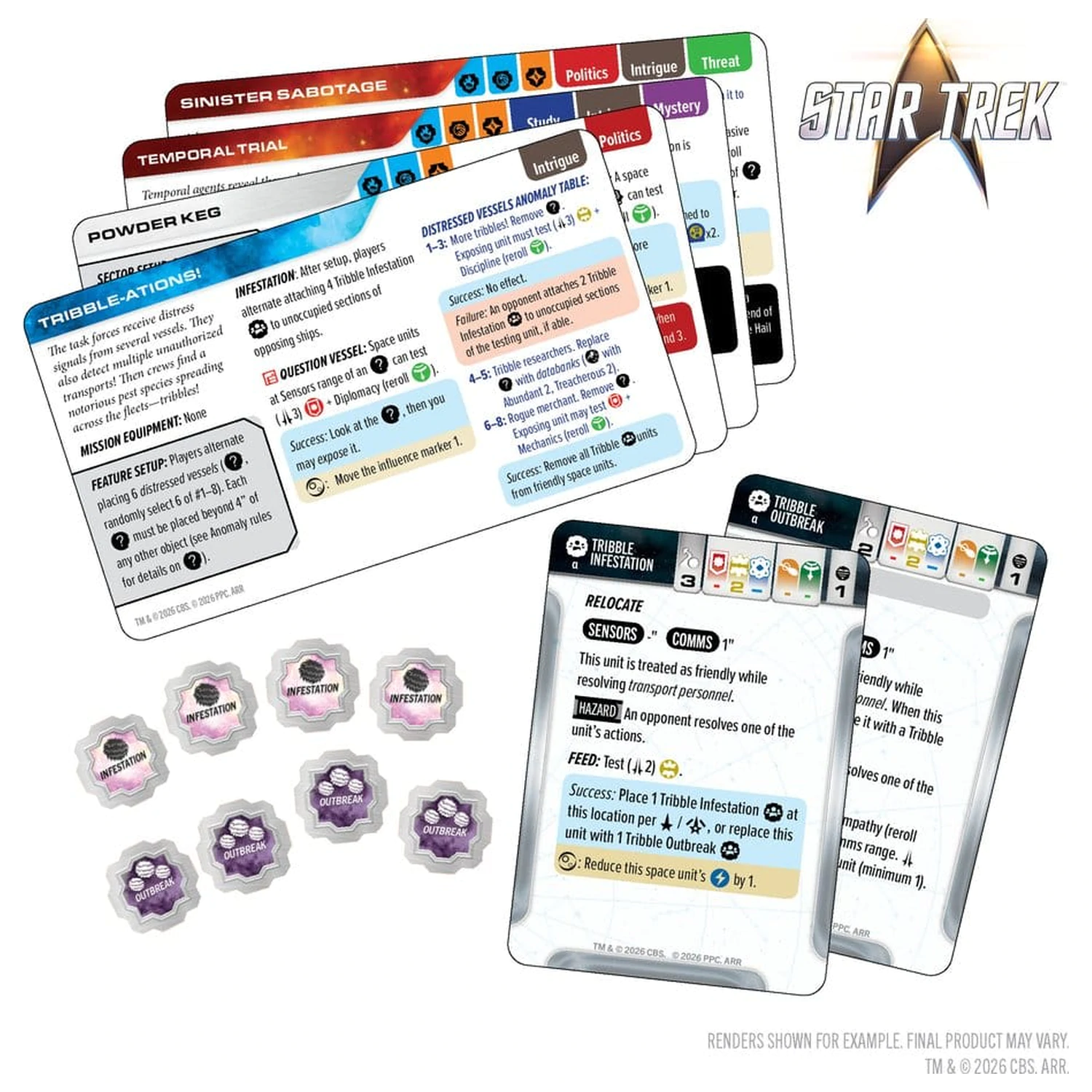 Star Trek: Into the Unknown - Trials and Tribble-ations pakiet kart zdjęcie produktu