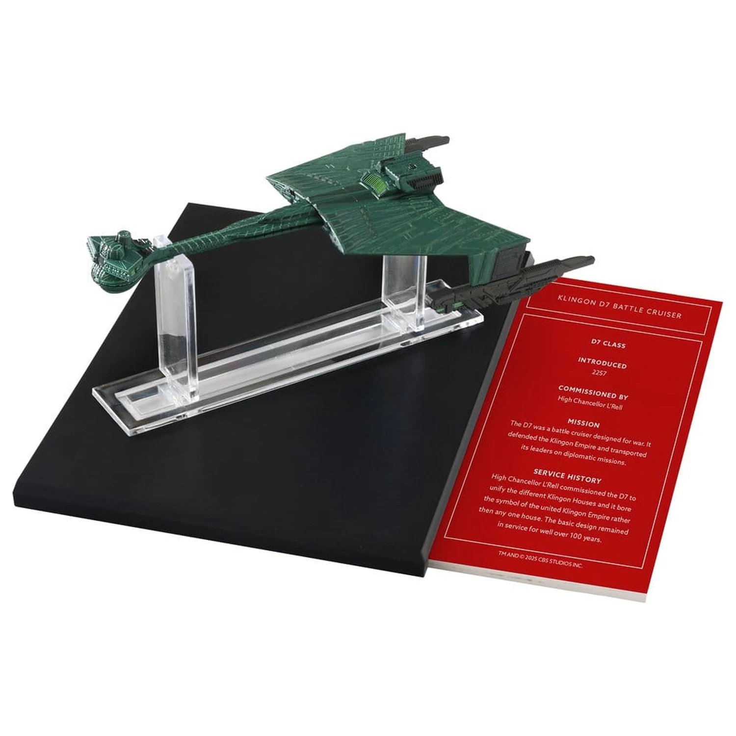 Star Trek Library Die-Cast Klingon D7 Battle Cruiser 10 cm zdjęcie produktu