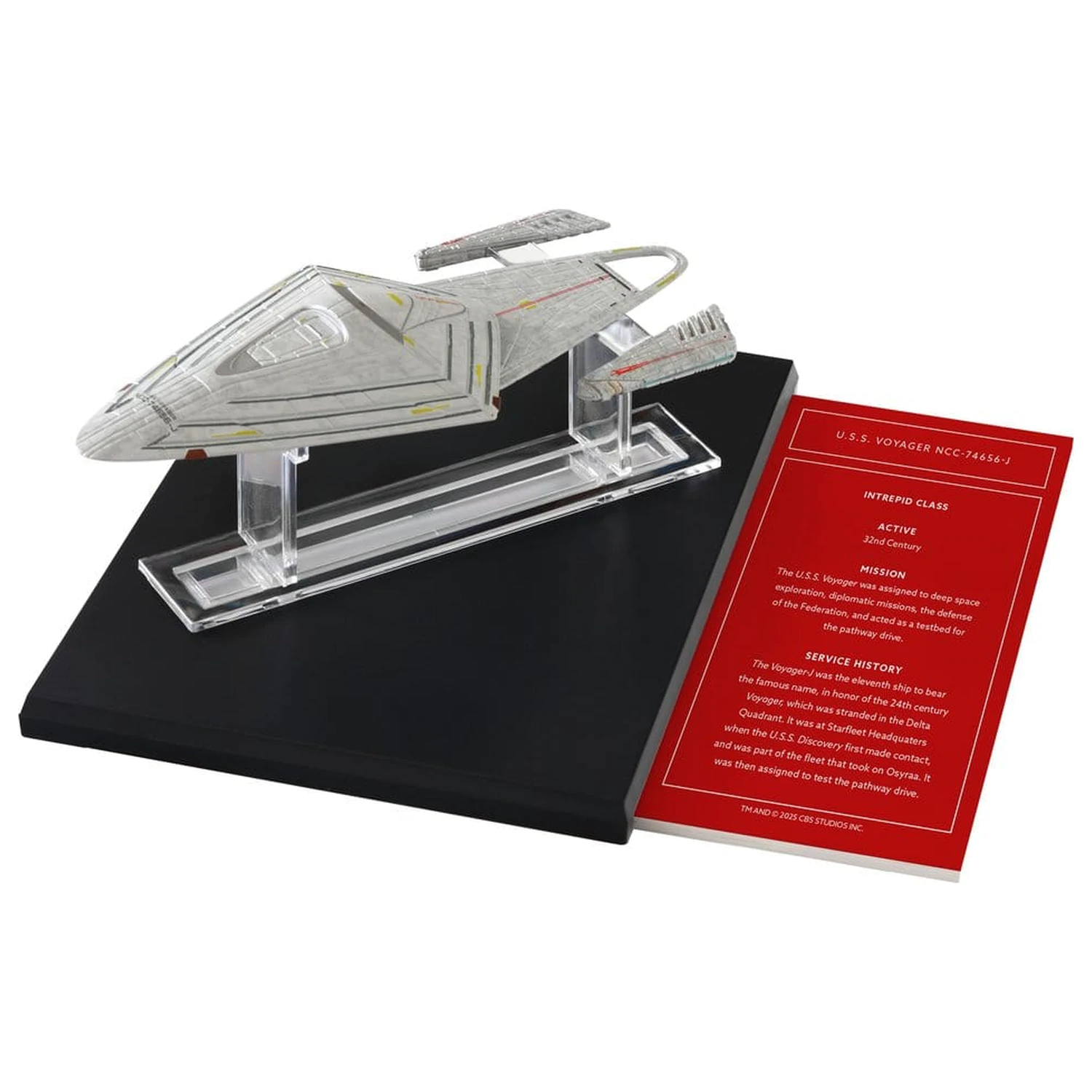 Star Trek Library Die-Cast U.S.S. Voyager NCC-74656-J 10 cm zdjęcie produktu