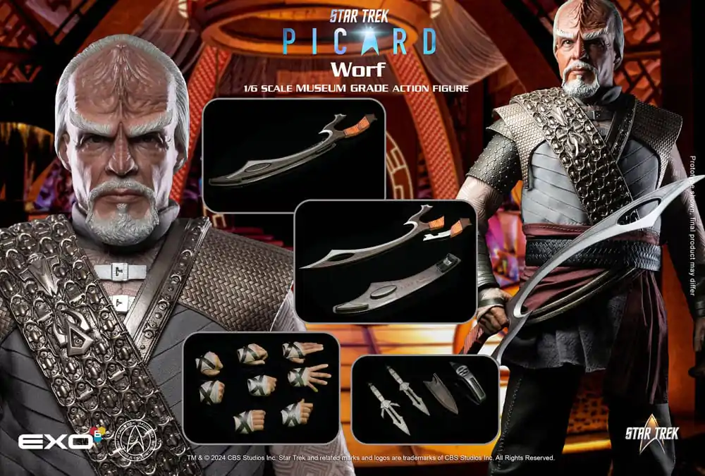 Star Trek: Picard Figurka akcji 1/6 Worf 30 cm zdjęcie produktu