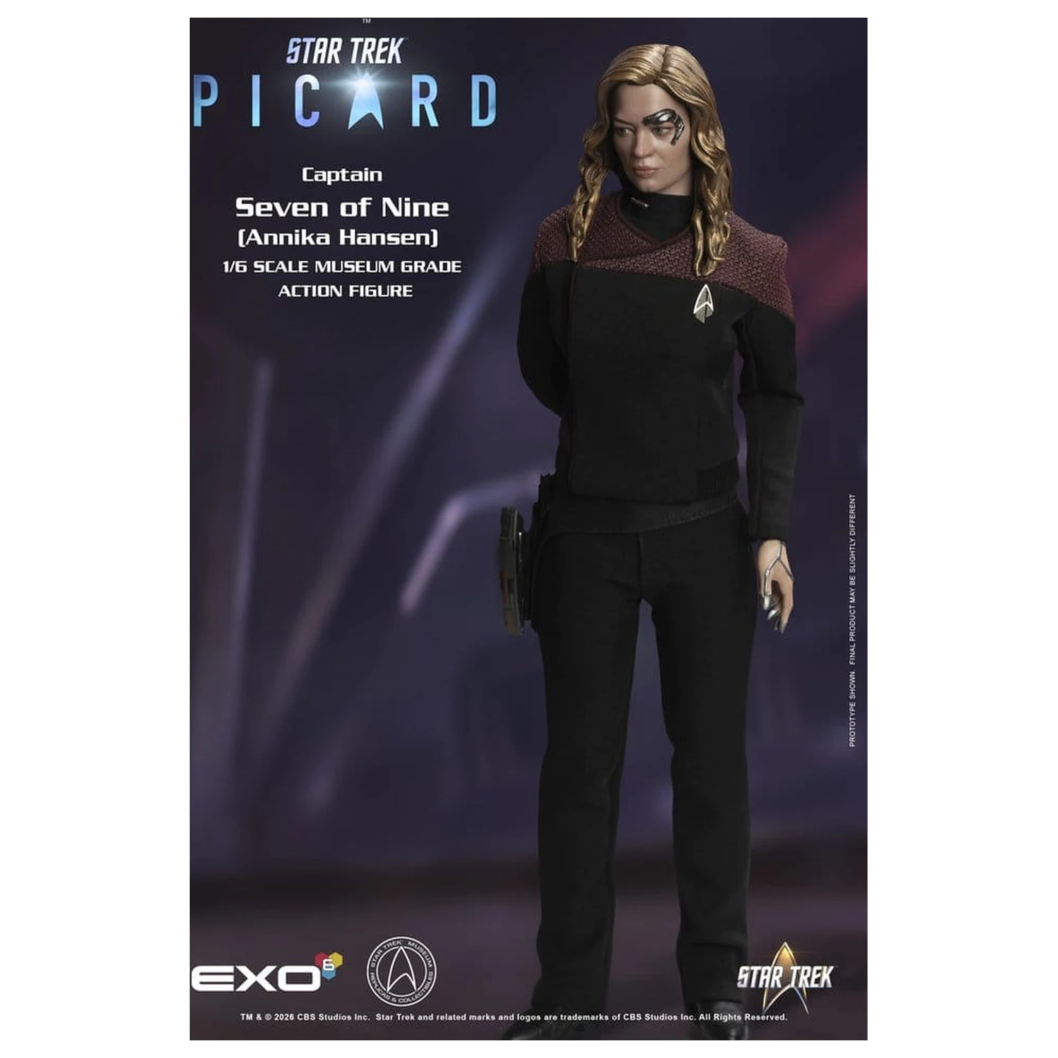 Star Trek: Picard figurka akcji 1/6 Captain Seven of Nine 29 cm zdjęcie produktu