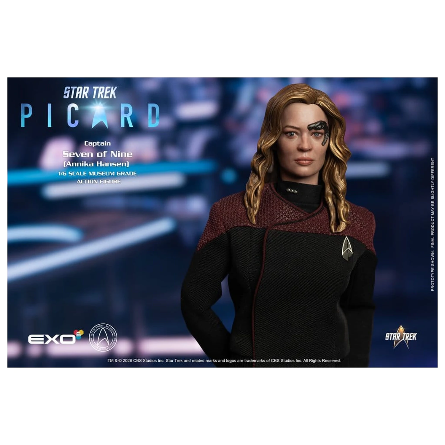 Star Trek: Picard figurka akcji 1/6 Captain Seven of Nine 29 cm zdjęcie produktu