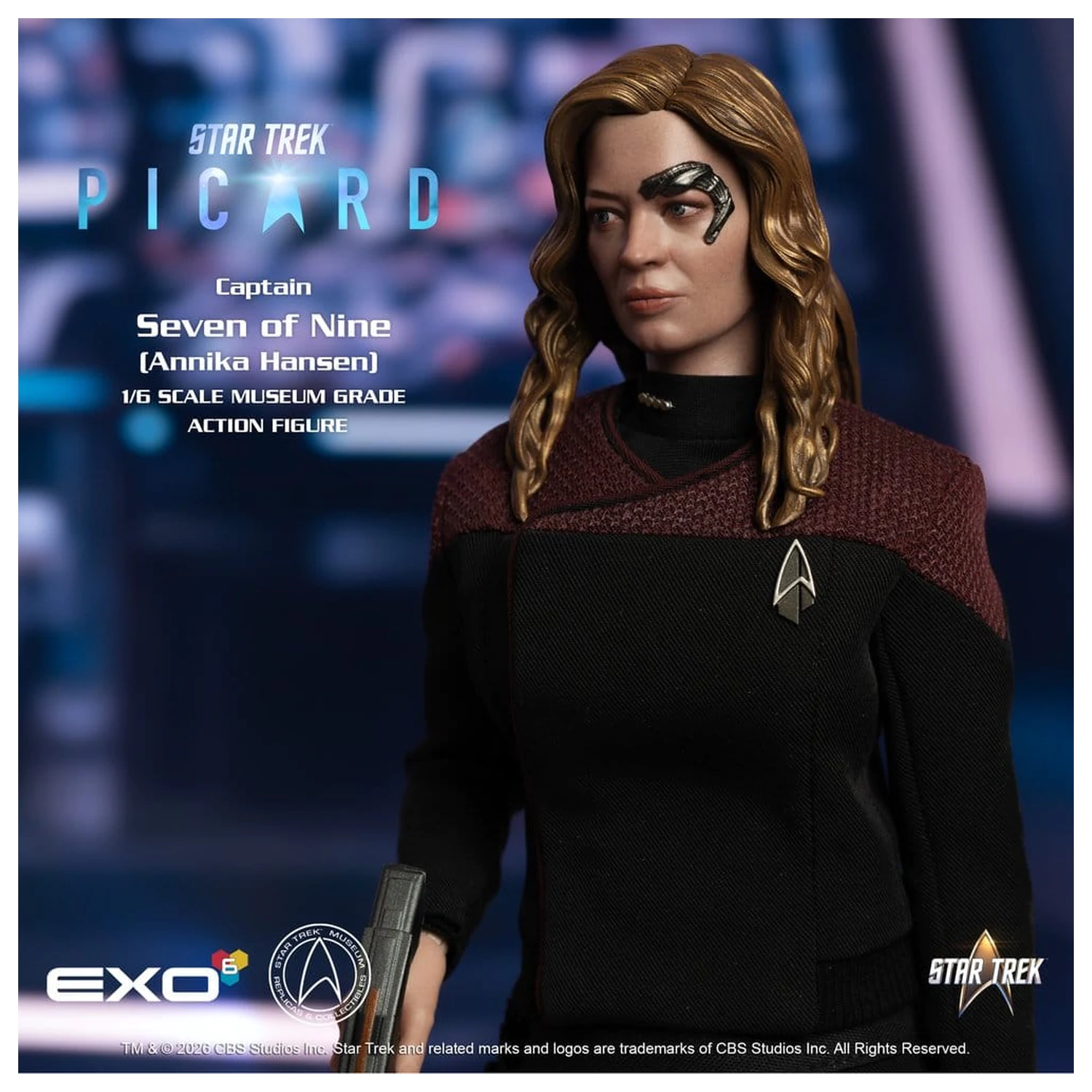 Star Trek: Picard figurka akcji 1/6 Captain Seven of Nine 29 cm zdjęcie produktu