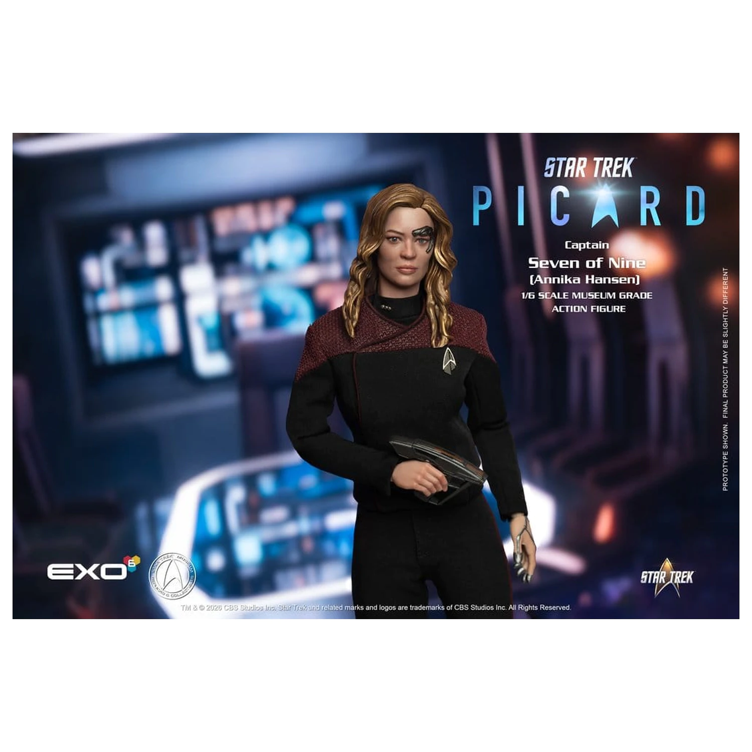 Star Trek: Picard figurka akcji 1/6 Captain Seven of Nine 29 cm zdjęcie produktu