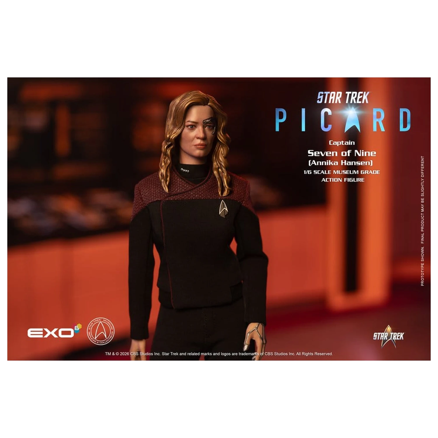 Star Trek: Picard figurka akcji 1/6 Captain Seven of Nine 29 cm zdjęcie produktu