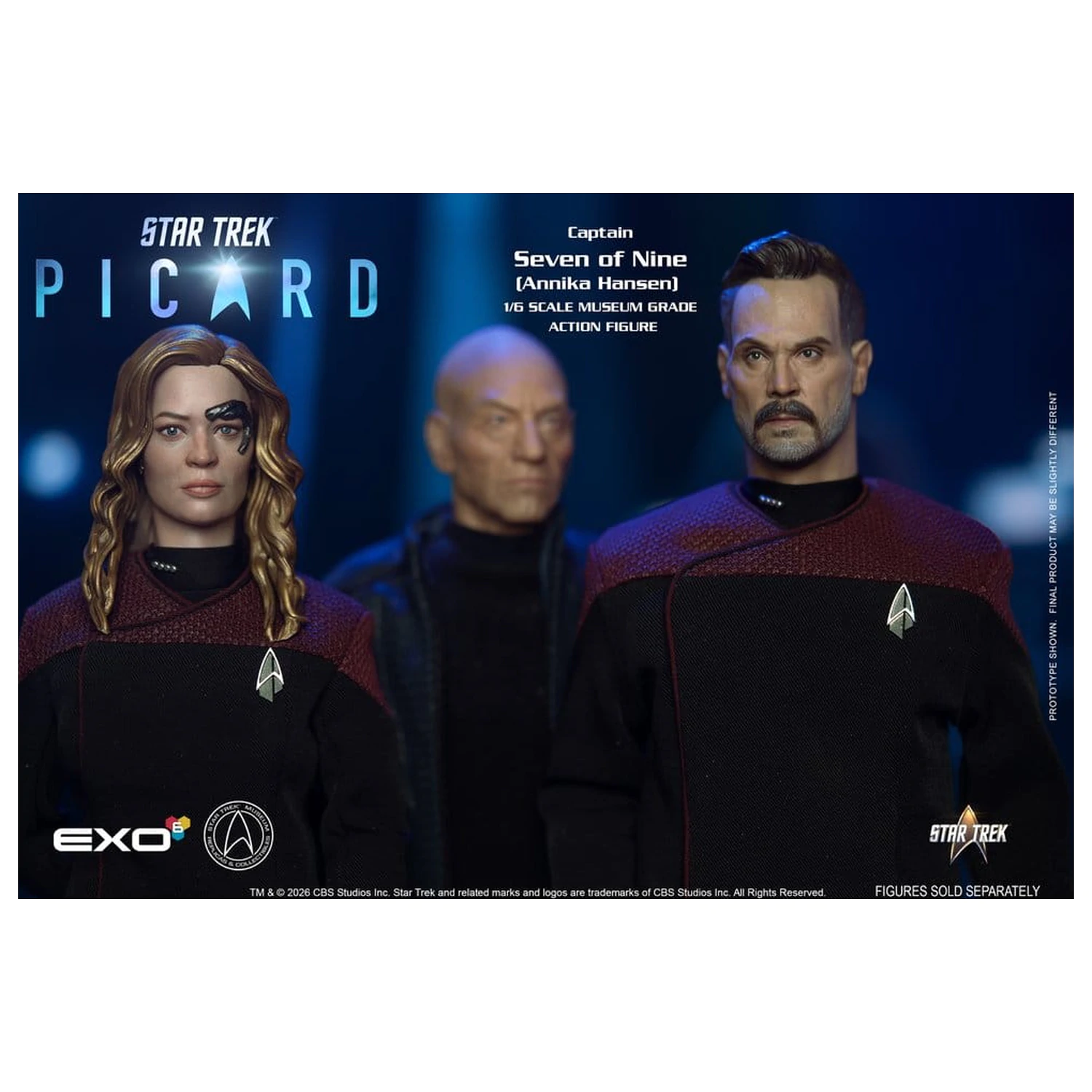 Star Trek: Picard figurka akcji 1/6 Captain Seven of Nine 29 cm zdjęcie produktu
