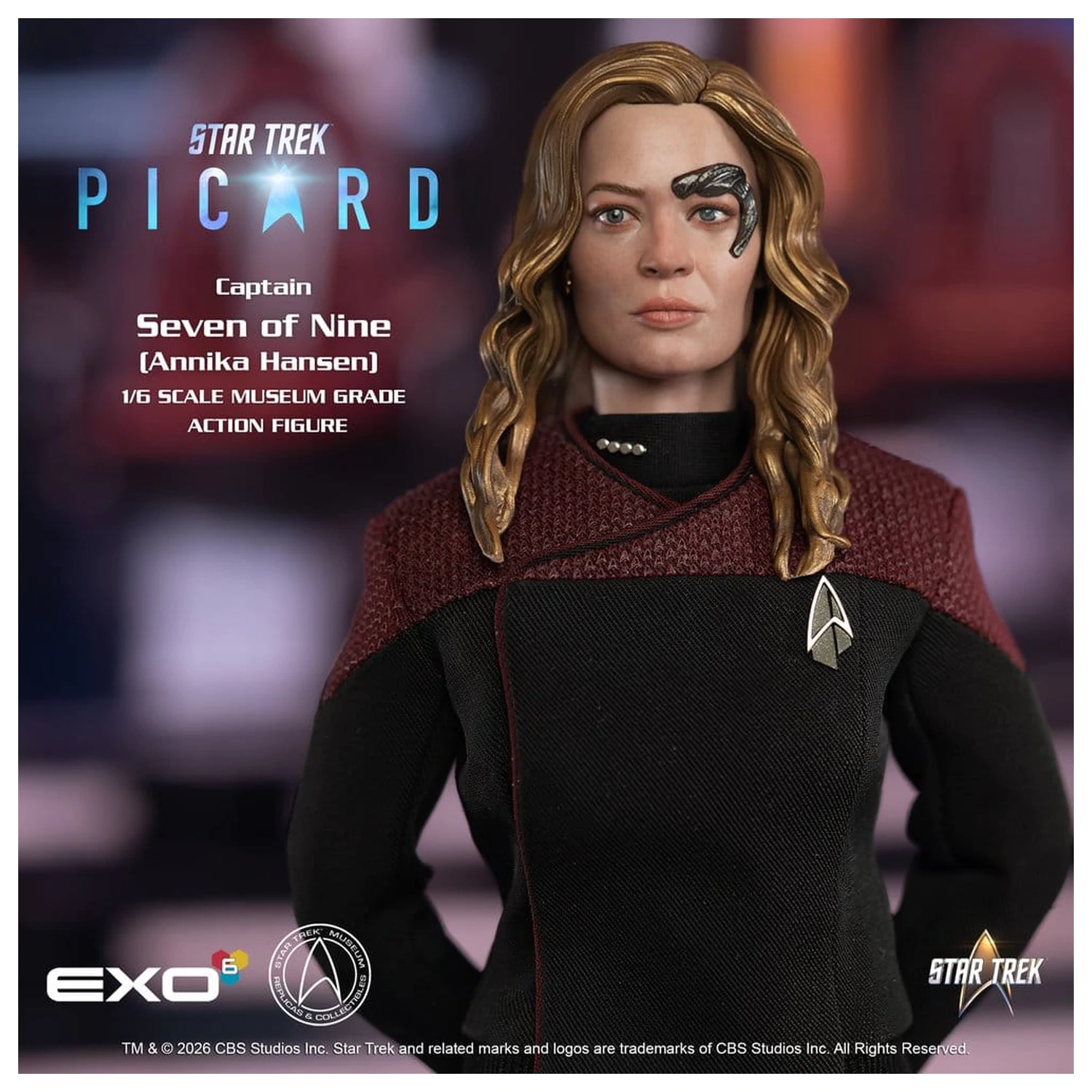 Star Trek: Picard figurka akcji 1/6 Captain Seven of Nine 29 cm zdjęcie produktu