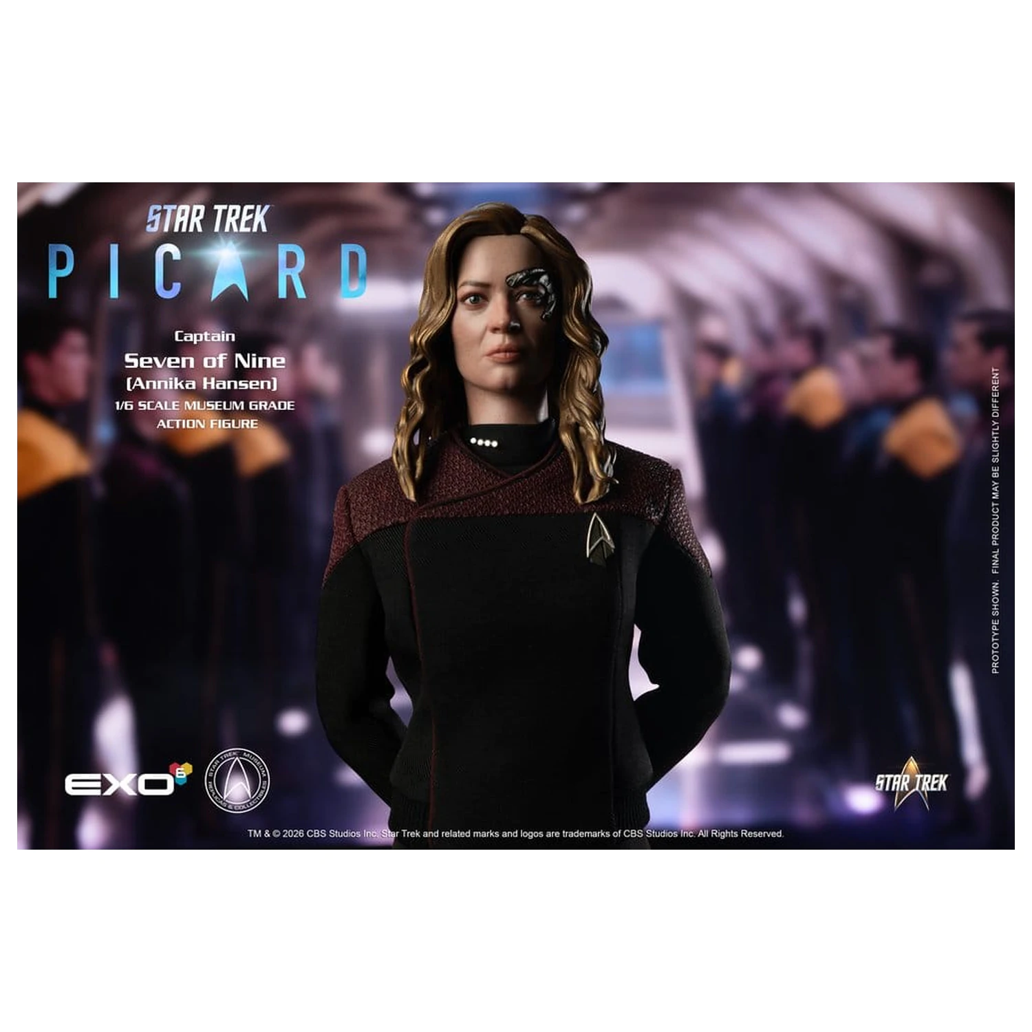 Star Trek: Picard figurka akcji 1/6 Captain Seven of Nine 29 cm zdjęcie produktu