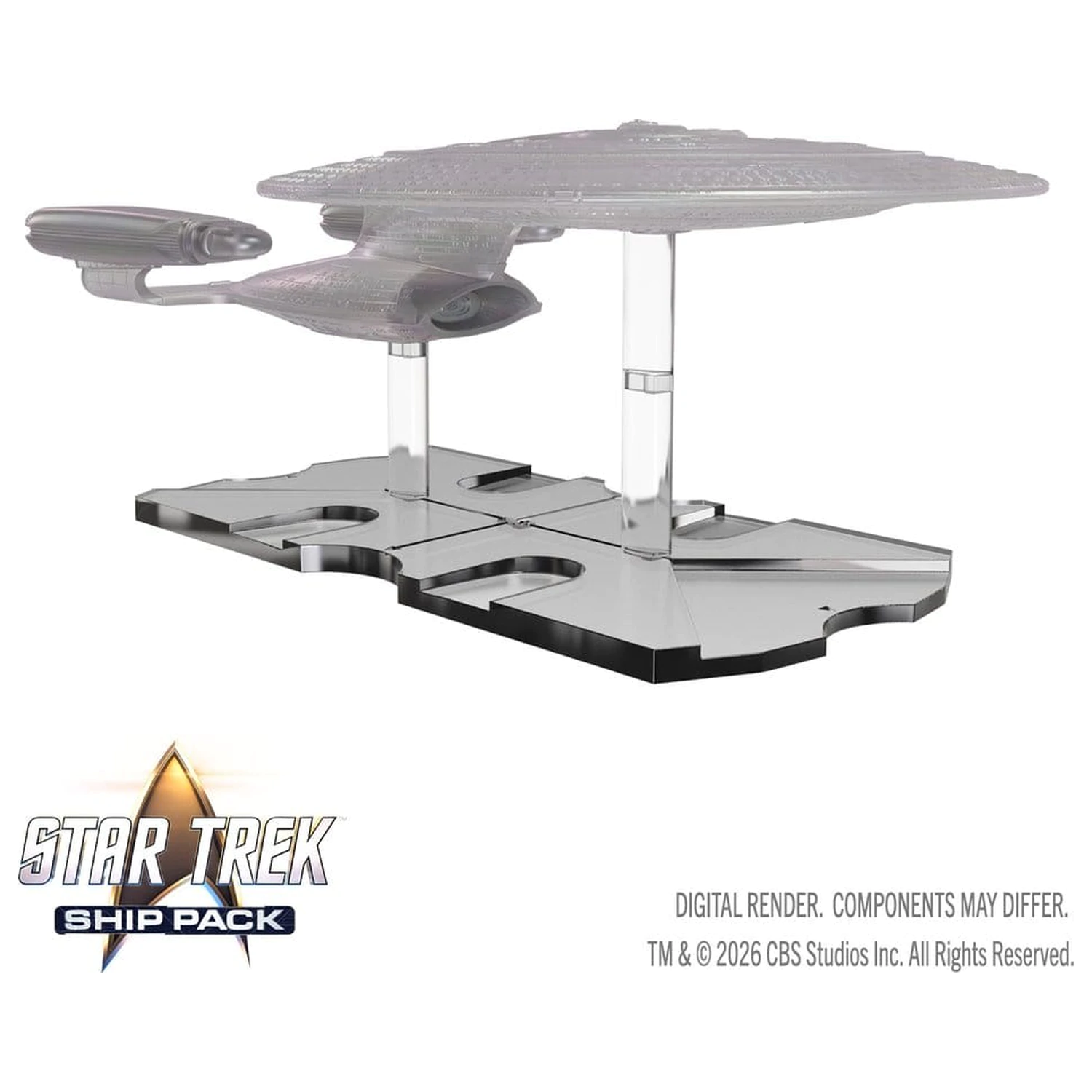 Star Trek Zestaw Okrętów Boxed prepainted Miniatures U.S.S. Enterprise - 60th Anniversary Edition 22 cm zdjęcie produktu