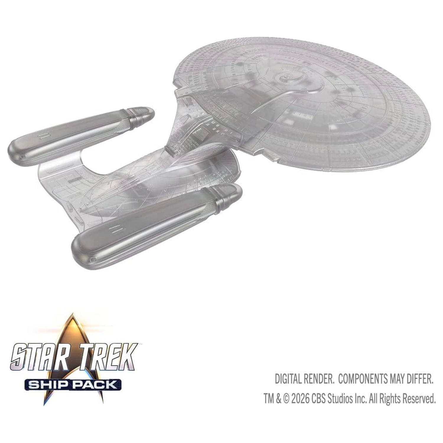 Star Trek Zestaw Okrętów Boxed prepainted Miniatures U.S.S. Enterprise - 60th Anniversary Edition 22 cm zdjęcie produktu