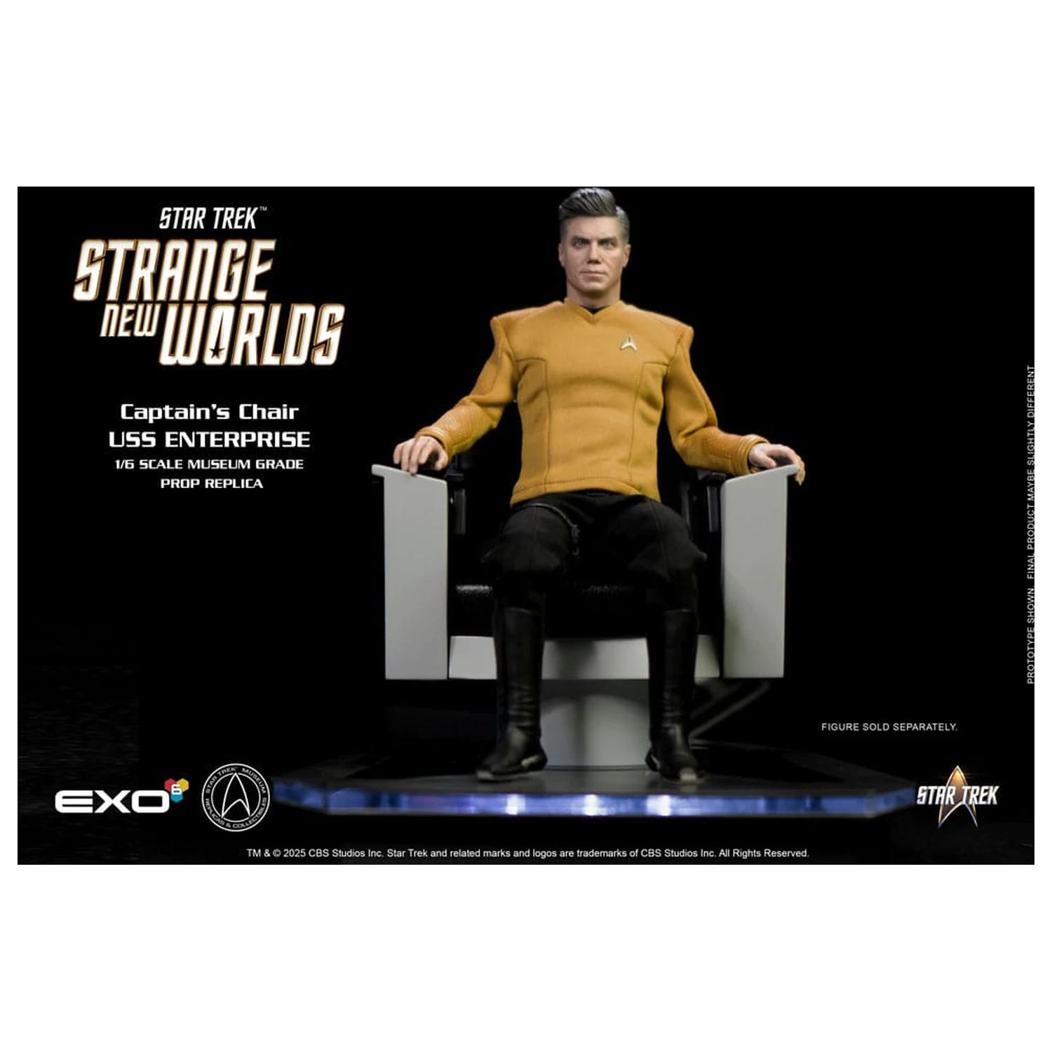 Star Trek: Strange New Worlds 1/6 U.S.S. Enterprise Command Chair 19 cm zdjęcie produktu