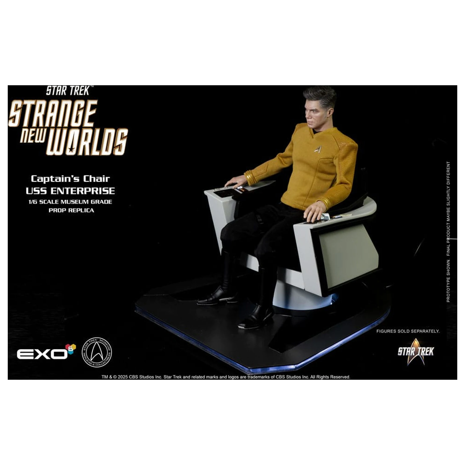 Star Trek: Strange New Worlds 1/6 U.S.S. Enterprise Command Chair 19 cm zdjęcie produktu