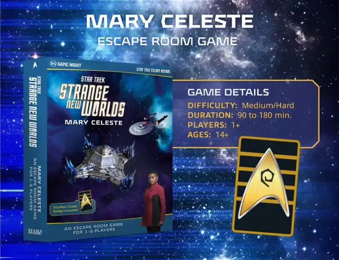 Star Trek Strange New Worlds Gra Escape Room Mary Celeste Wersja angielska zdjęcie produktu