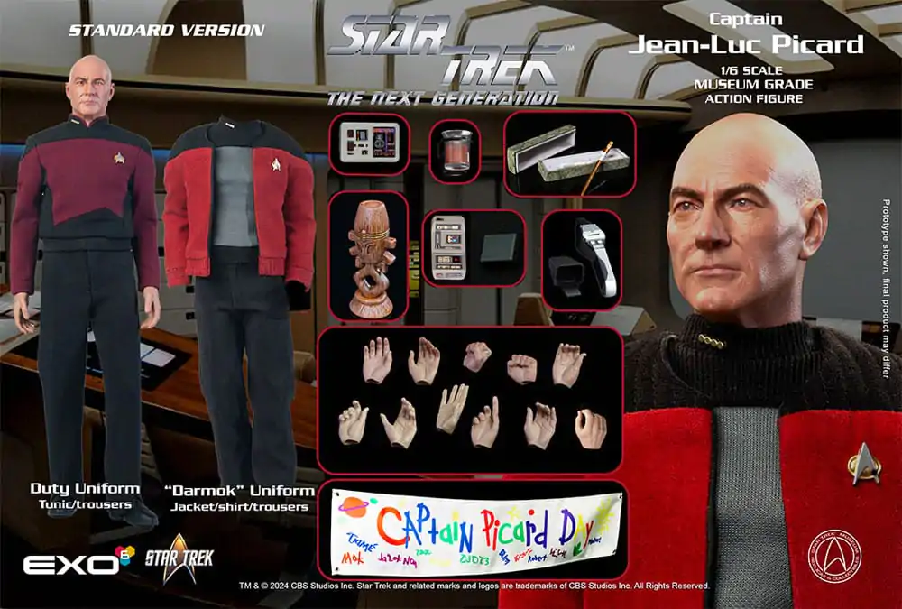 Star Trek: The Next Generation figurka akcji 1/6 Captain Jean-Luc Picard 30 cm zdjęcie produktu