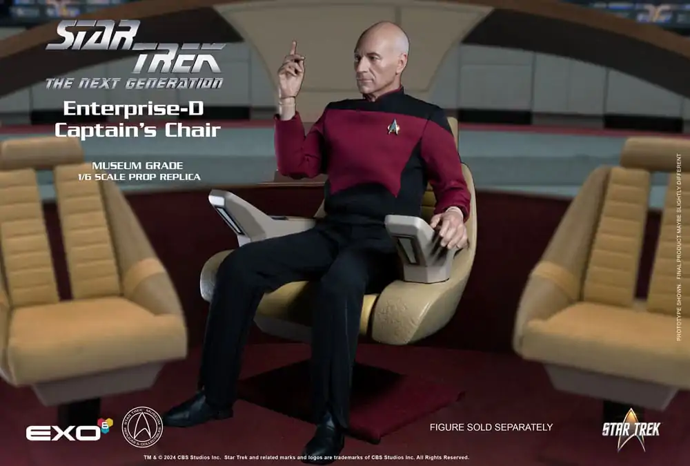 Star Trek: The Next Generation 1/6 Fotel Kapitański Enterprise-D 19 cm zdjęcie produktu