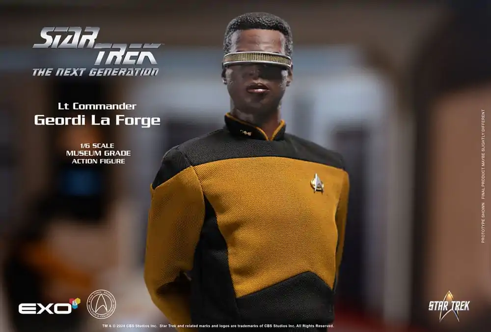 Star Trek: The Next Generation Figurka Akcji 1/6 Lt. Commander Geordi La Forge (Essentials Version) 28 cm zdjęcie produktu