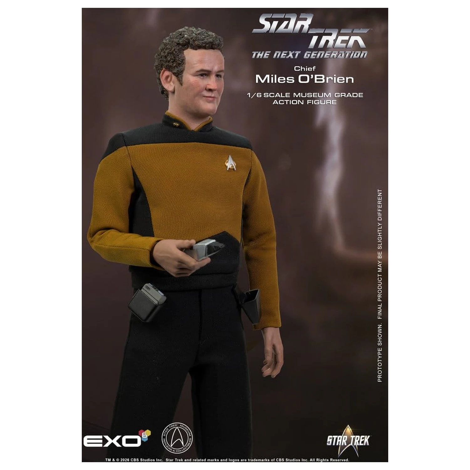 Star Trek: The Next Generation Figurka Akcji 1/6 Chief Miles O'Brien Essential Wersja 30 cm zdjęcie produktu