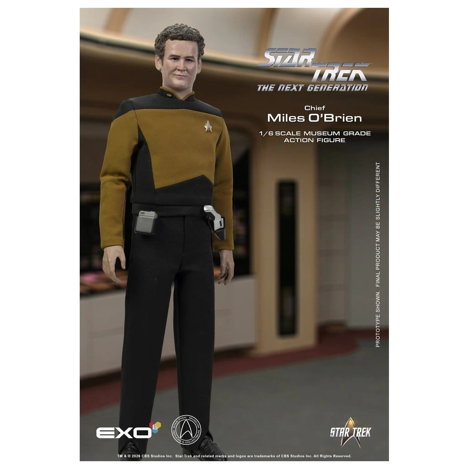 Star Trek: The Next Generation Figurka akcji 1/6 Chief Miles O'Brien with Transporter Console 30 cm zdjęcie produktu