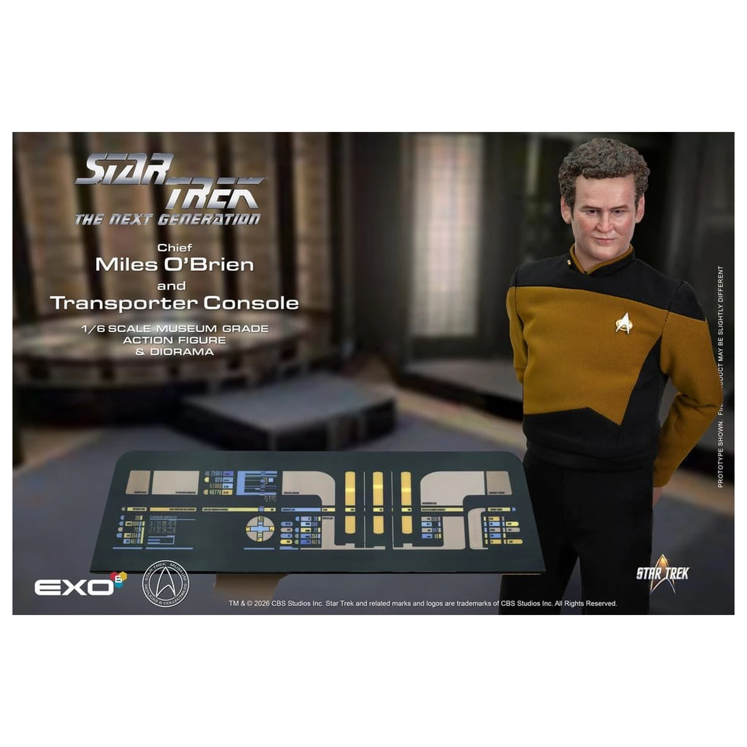 Star Trek: The Next Generation Figurka akcji 1/6 Chief Miles O'Brien with Transporter Console 30 cm zdjęcie produktu