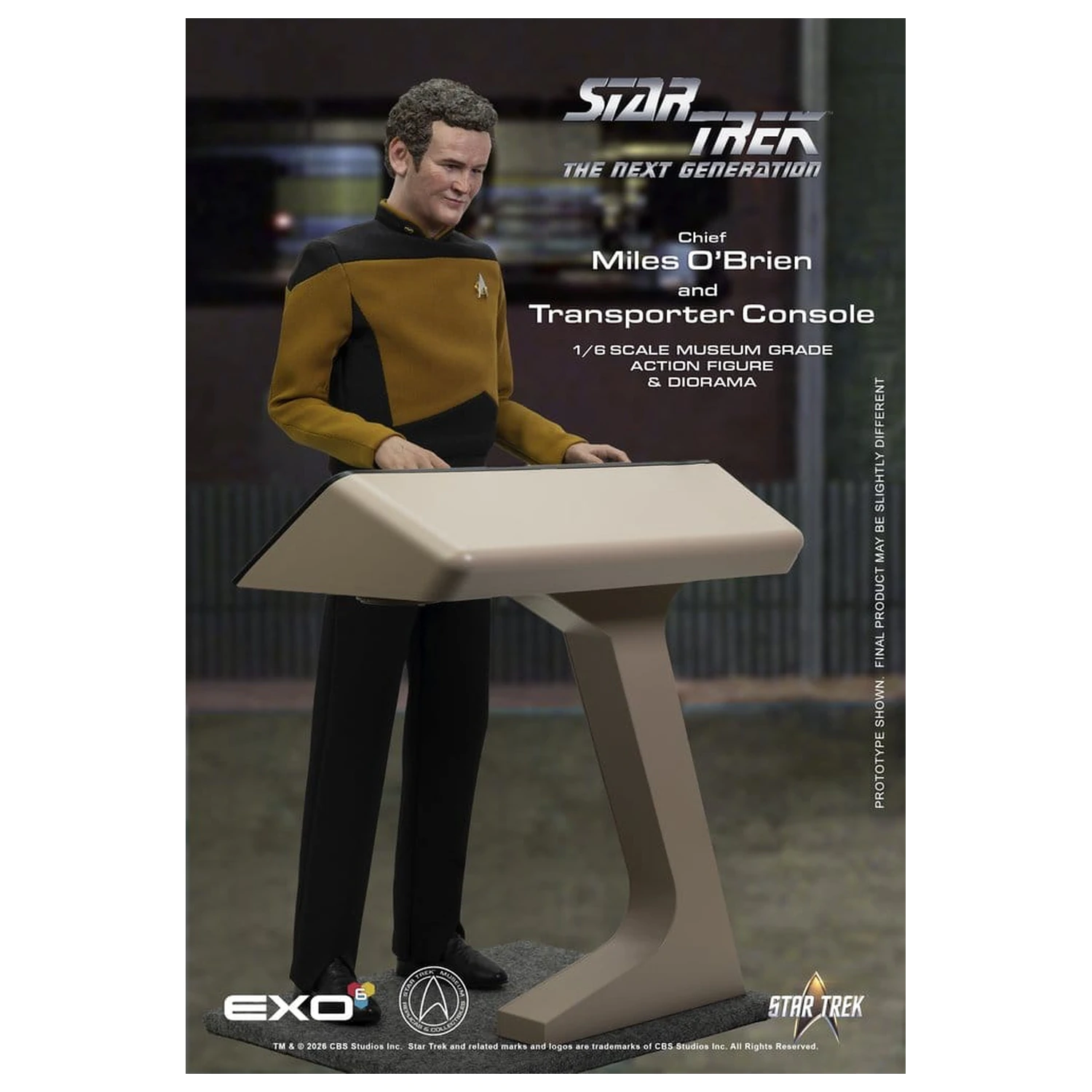 Star Trek: The Next Generation Figurka akcji 1/6 Chief Miles O'Brien with Transporter Console 30 cm zdjęcie produktu