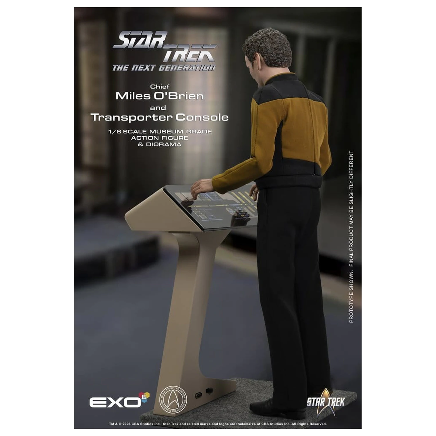 Star Trek: The Next Generation Figurka akcji 1/6 Chief Miles O'Brien with Transporter Console 30 cm zdjęcie produktu