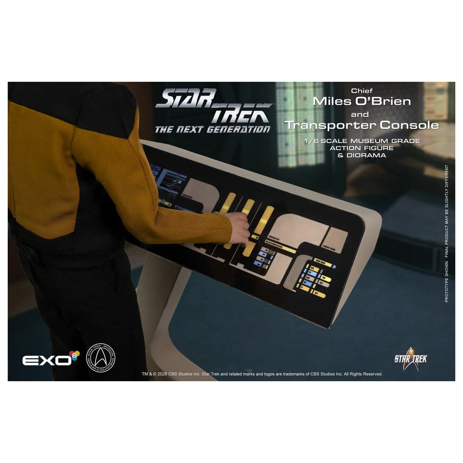 Star Trek: The Next Generation Figurka akcji 1/6 Chief Miles O'Brien with Transporter Console 30 cm zdjęcie produktu