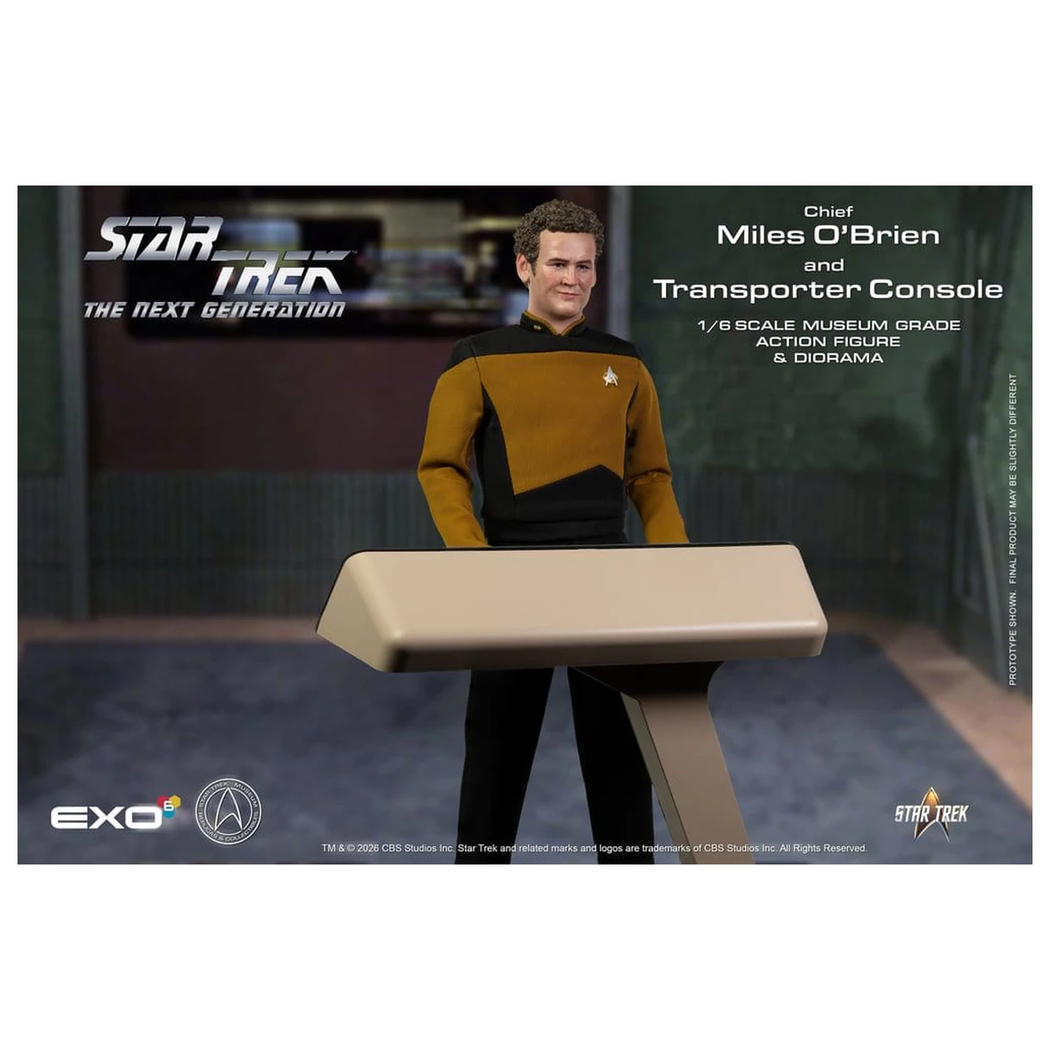 Star Trek: The Next Generation Figurka akcji 1/6 Chief Miles O'Brien with Transporter Console 30 cm zdjęcie produktu