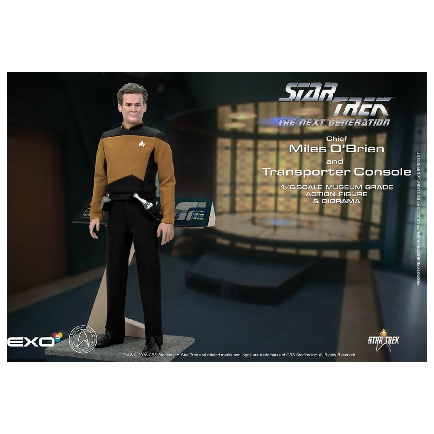 Star Trek: The Next Generation Figurka akcji 1/6 Chief Miles O'Brien with Transporter Console 30 cm zdjęcie produktu